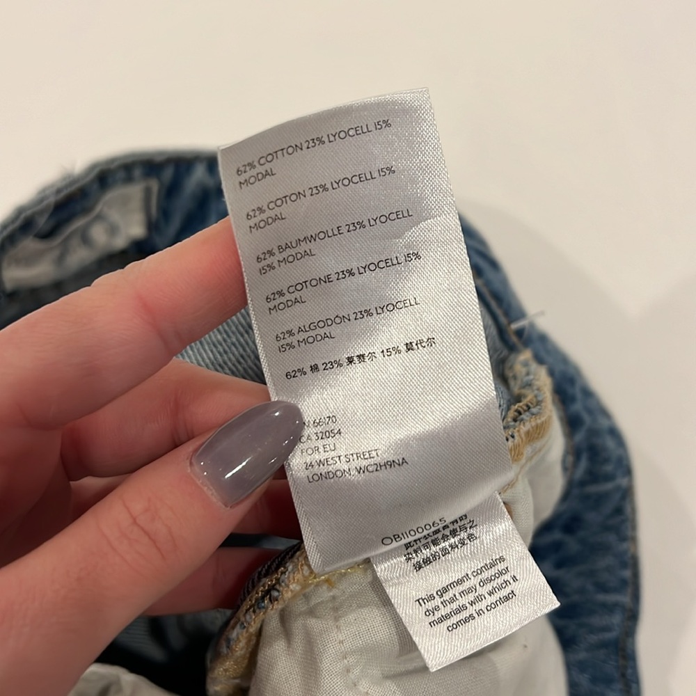 Free people high- waisted mom jeans size 26 - Picture 4 of 7